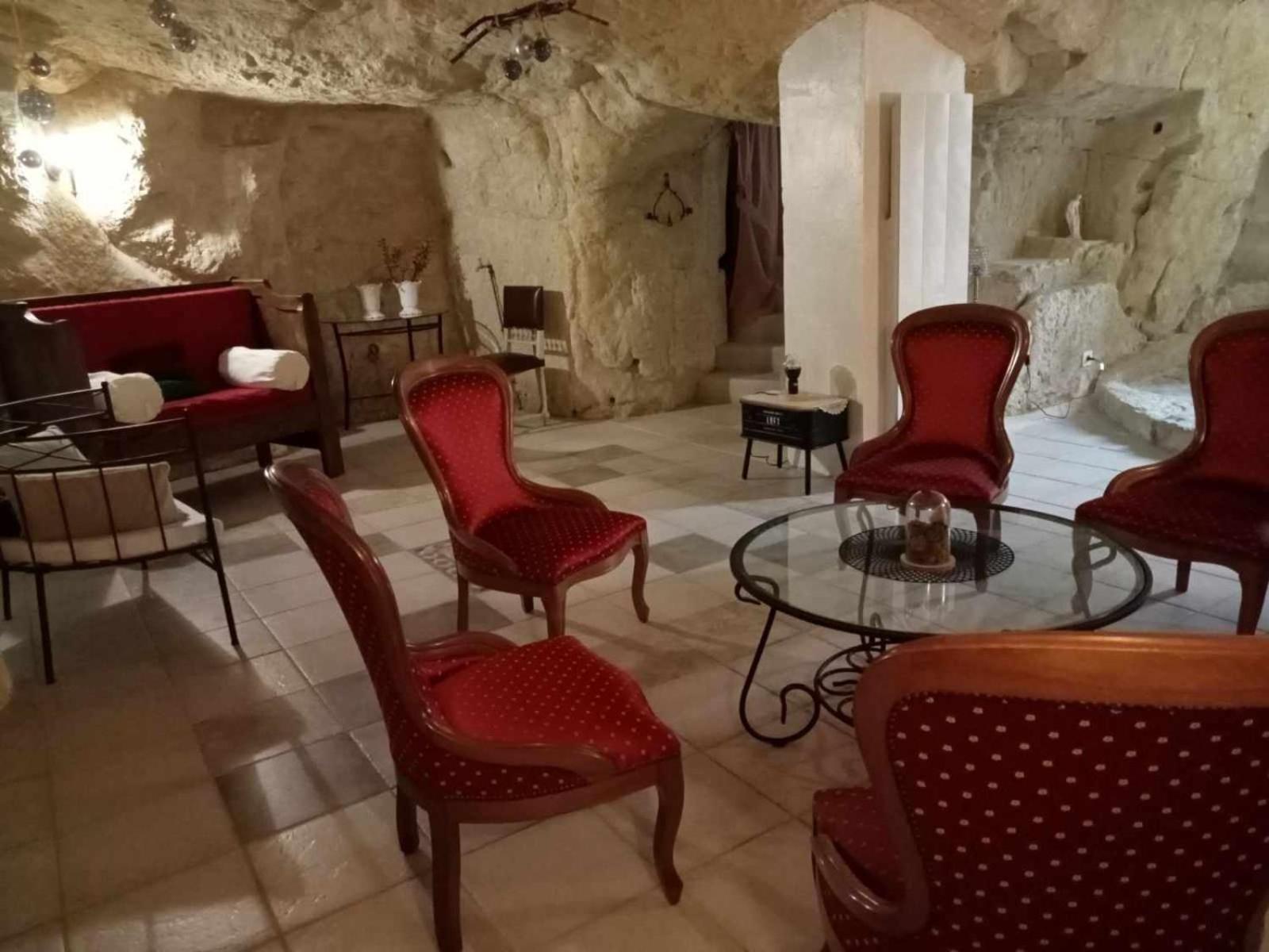 Villa Esprit Troglo Beaumont-en-Véron Esterno foto